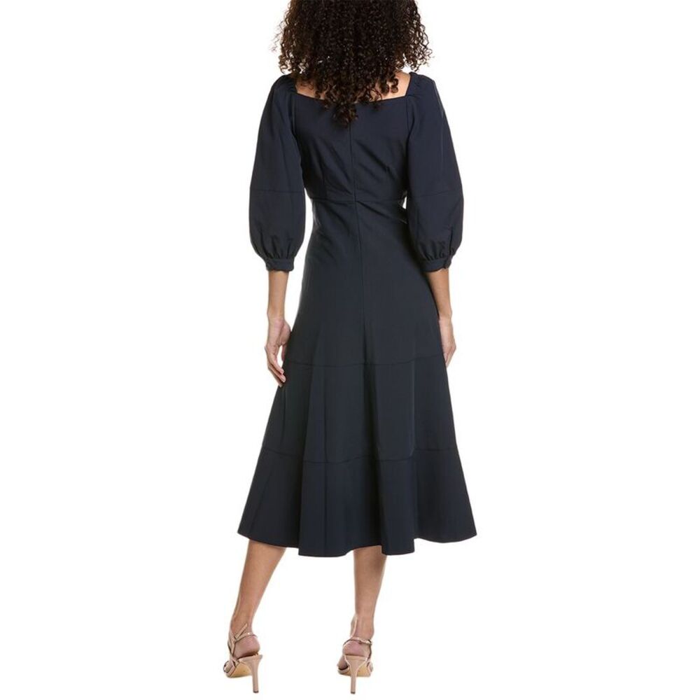 Cinq À Sept Womens Kristina Midi Dress, Blue - Picture 2 of 4